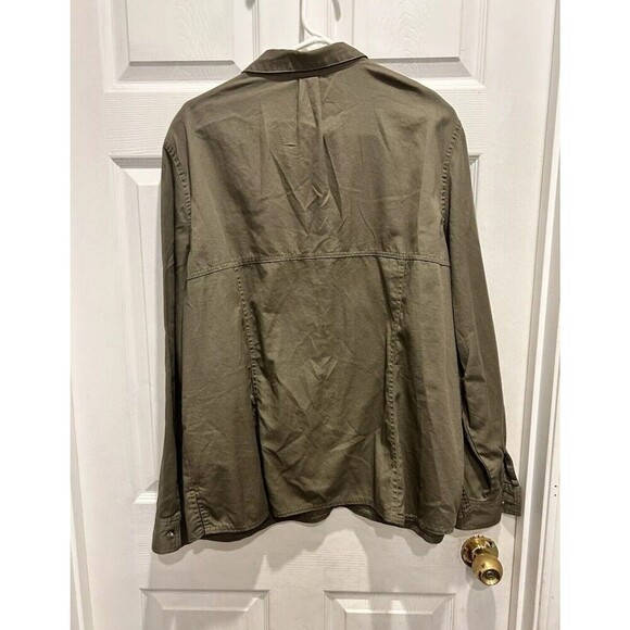 SHE SAFARI Hunter Khaki Shirt Button Up Long Sleeve Women's Size 2XL XXL - Picture 8 of 9